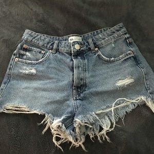 zara shorts size 4 like new worn once